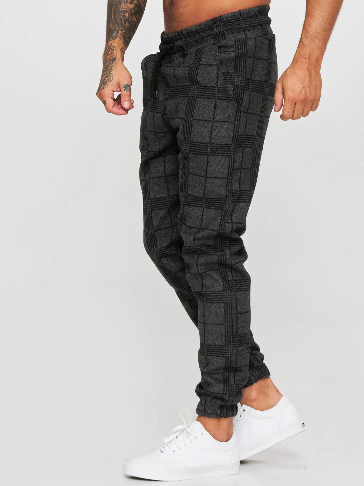 Monarch Grid Tapered Pants