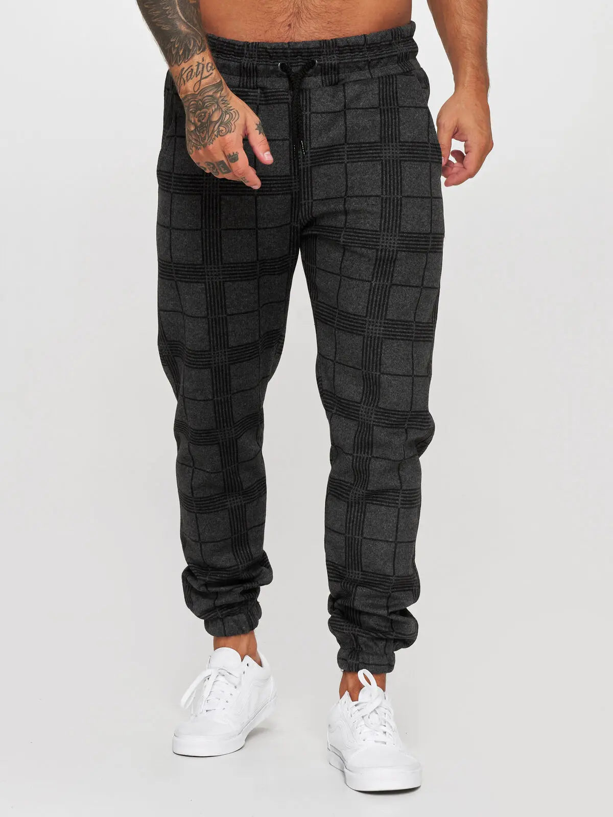 Monarch Grid Tapered Pants