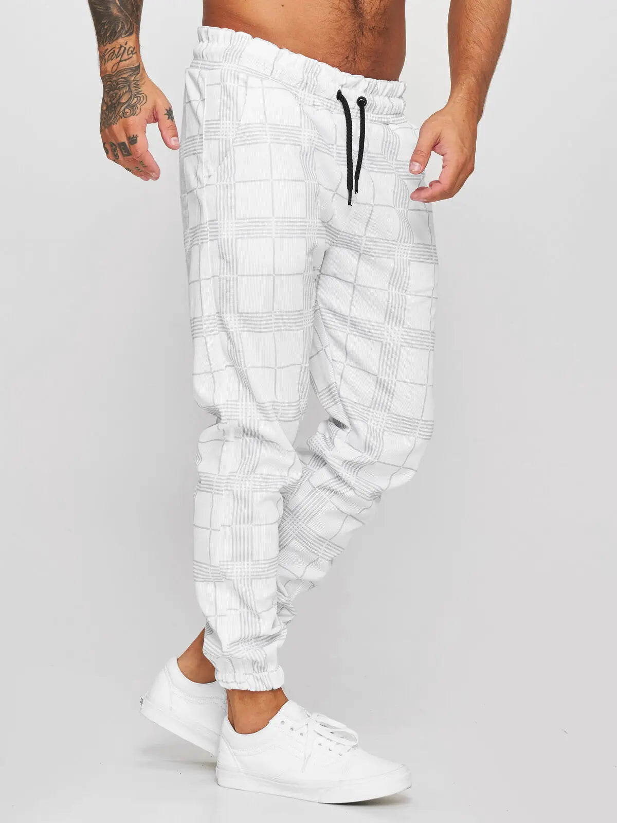 Monarch Grid Tapered Pants