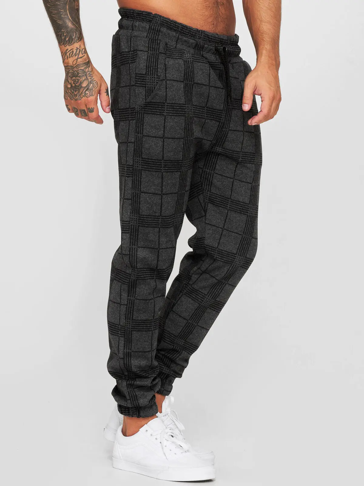 Monarch Grid Tapered Pants