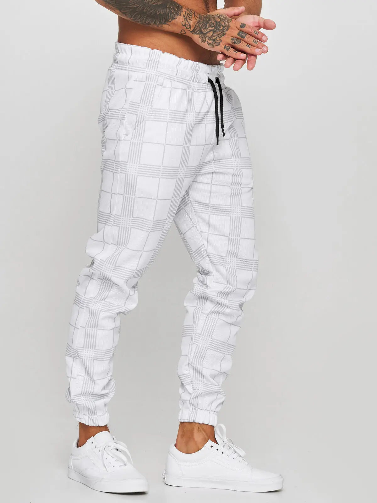 Monarch Grid Tapered Pants